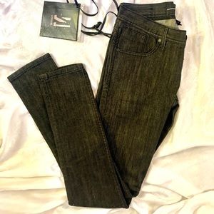 Mens Comune Black Denim. Designed by Braydon Szafranski. Slim straight 30x32.